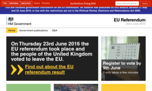 Eureferendum.gov.uk thumbnail