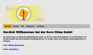 Euro-cities-ag.de thumbnail