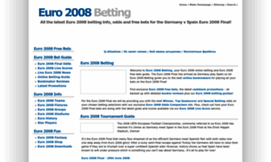 Euro2008betting.com thumbnail