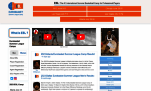 Eurobasketsummerleague.com thumbnail