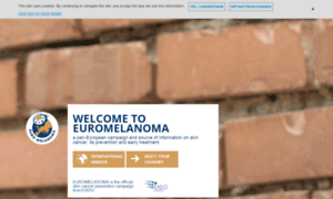 Euromelanoma.be thumbnail