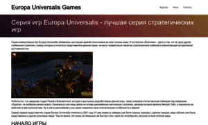 Europa-universalis-games.com thumbnail