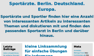 Europa.sportaerzte.eu thumbnail