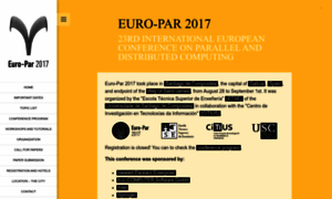 Europar2017.usc.es thumbnail