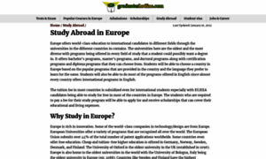 Europe.graduateshotline.com thumbnail