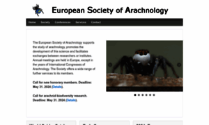 European-arachnology.org thumbnail