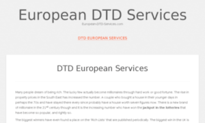 European-dtd-services.com thumbnail