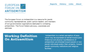 European-forum-on-antisemitism.org thumbnail