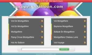 Europeanballoon.com thumbnail