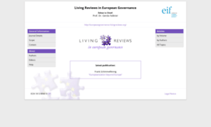 Europeangovernance-livingreviews.org thumbnail