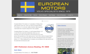 Europeanmotorsvolvo.com thumbnail