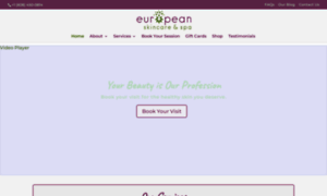 Europeanskincareandspa.com thumbnail