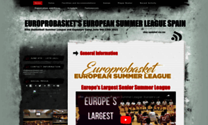 Europeansummerleague.com thumbnail