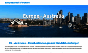 Europeaustraliaforum.eu thumbnail