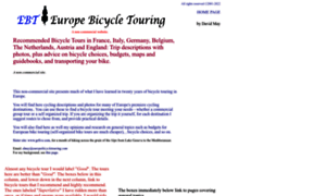 Europebicycletouring.com thumbnail