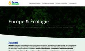 Europeecologie.fr thumbnail