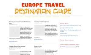 Europetraveldestinationguide.com thumbnail