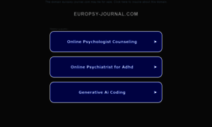 Europsy-journal.com thumbnail