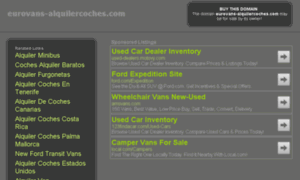 Eurovans-alquilercoches.com thumbnail