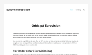 Eurovisionodds.com thumbnail