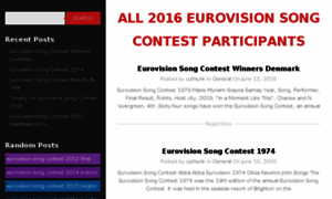 Eurovisionsongcontest2016-songsandartists.rhcloud.com thumbnail