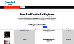 Eurythmics.download-ringtone.com thumbnail