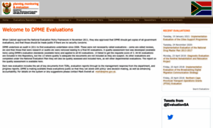 Evaluations.dpme.gov.za thumbnail