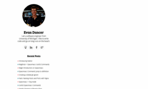 Evandancer.com thumbnail