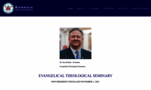 Evangelicaltheologicalseminary.edu thumbnail