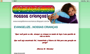 Evangelizenossascriancas.blogspot.com thumbnail