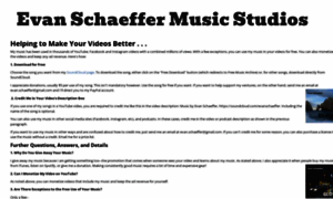 Evanschaeffermusic.com thumbnail