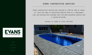 Evansconstructionservices.com thumbnail