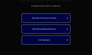 Evanscoolants.com.au thumbnail