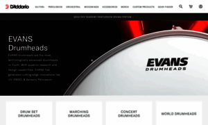 Evansdrumheads.com thumbnail