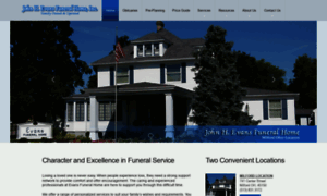 Evansfuneralhome.com thumbnail