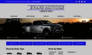 Evansmotors.net thumbnail