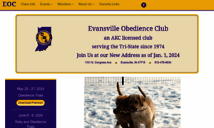 Evansvilleobedienceclub.com thumbnail