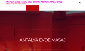 Evdemasajantalya.com thumbnail