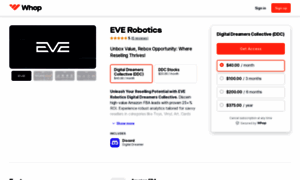 Eveaiox.eve-robotics.com thumbnail
