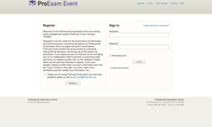 Event.proexam.org thumbnail