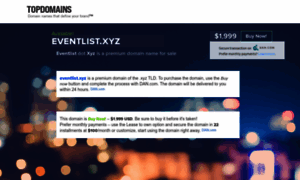 Eventlist.xyz thumbnail