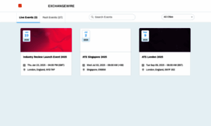 Events.exchangewire.com thumbnail