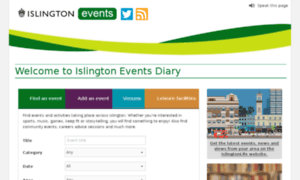 Events.islington.gov.uk thumbnail