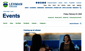 Events.lehman.edu thumbnail