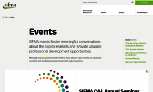 Events.sifma.org thumbnail