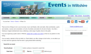 Events.wiltshire.gov.uk thumbnail