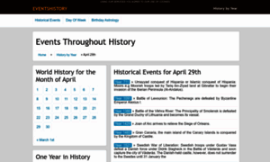 Eventshistory.com thumbnail