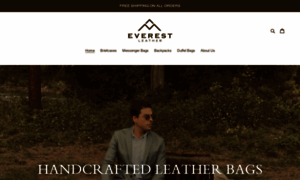 Everestleatherbags.com thumbnail