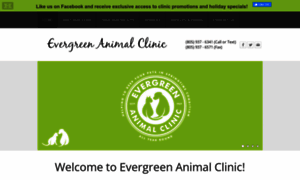 Evergreenanimalclinic.com thumbnail