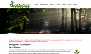 Evergreenfoundationnc.org thumbnail